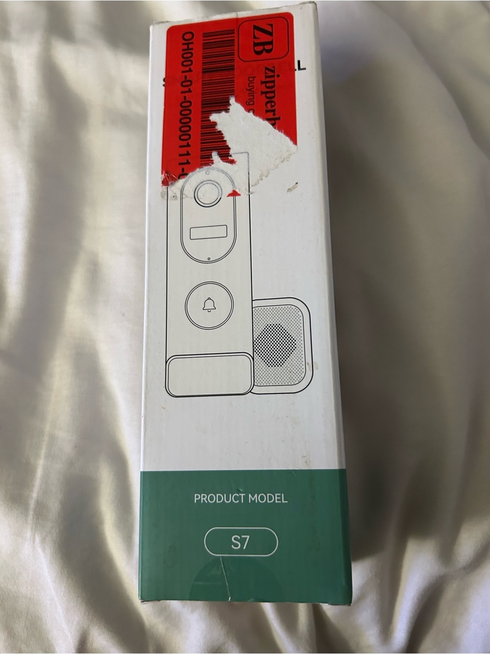 S7 Video Doorbell (White) - Smart Home Camera Doorbell
